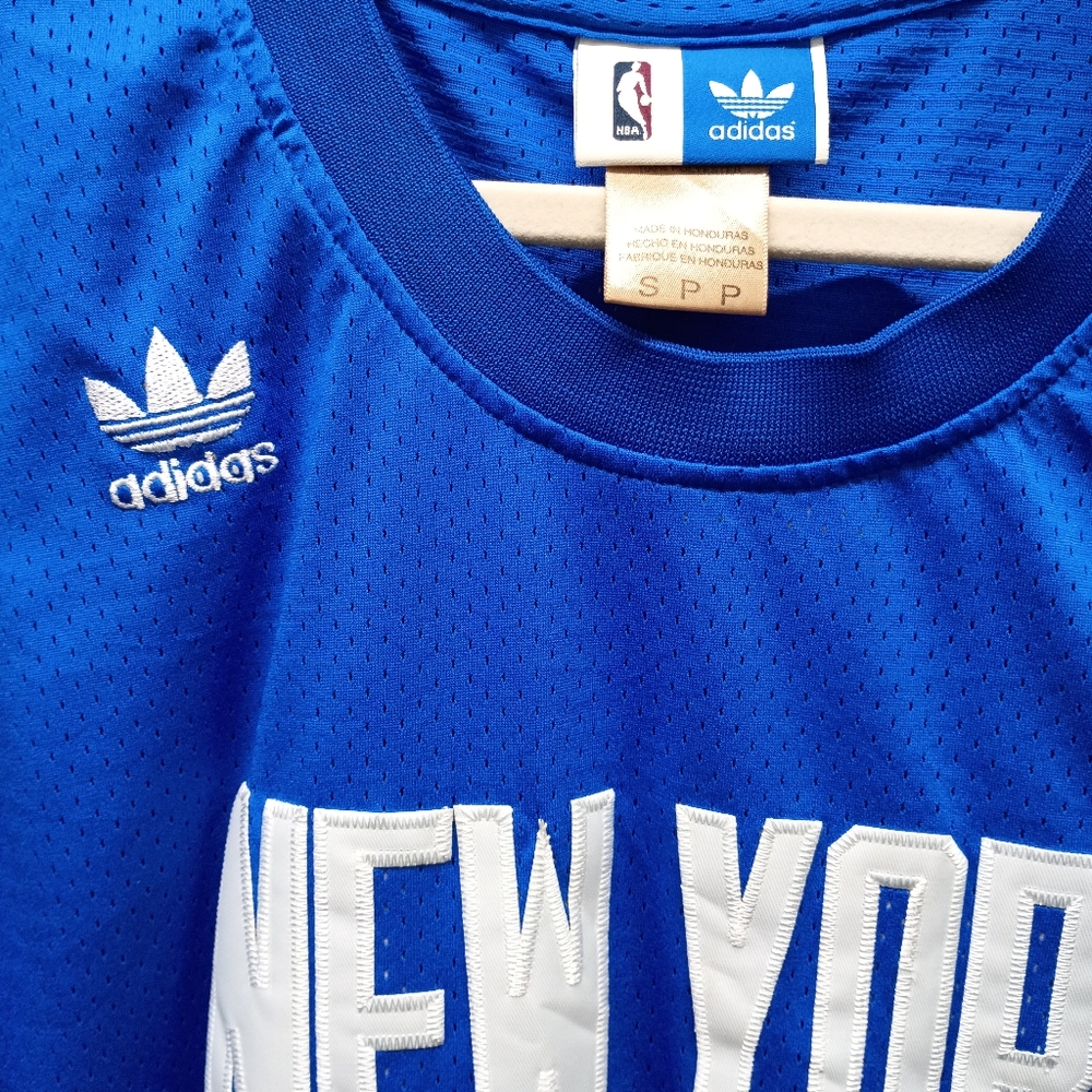 Blue Basketball Jersey with Red and White Accents - Picture 5 of 6